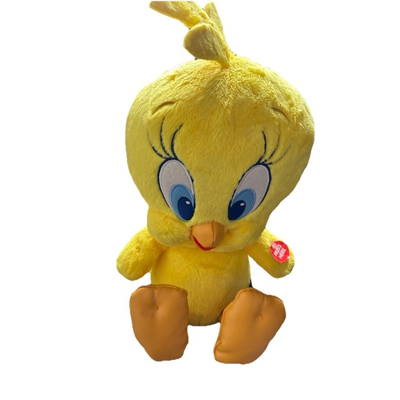 Looney Tunes Mania Other - Looney Tunes Tweety Bird Talking Plush 13" 80th Anniv Tested